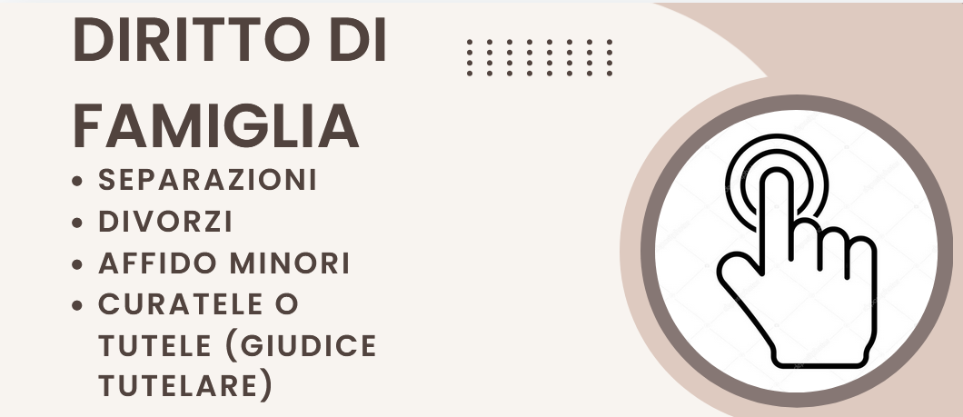 DIRITTO FAMIGLIA AVVOCATO DEL CITTADINO